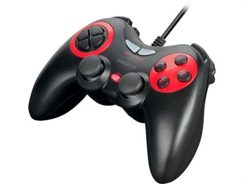 Gamepad PS2 Speedlink Strike P2 , crni