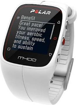 SportWatch POLAR M400, test kondicije, running index, pametne kalorije, prednost vježbanja, vodič kroz aktivnosti, GPS značajke, bijeli