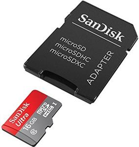 Memorijska kartica SanDisk 16GB SDSQUNC-016G-GN6MA Ultra Android microSDHC + SD Adapter + Memory Zone Android App 80MB/s Class 10 UHS-I
