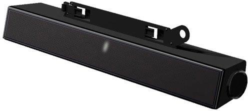 Soundbar Dell Stereo AX510- Connection(power): Adapter, Connector Type: Audio line-in, Compatibility: P1913, P2213, U2312HM, U2412M, U2713HM, U2913WM,U2413,U2713H, U3014