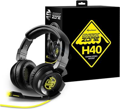 Slušalice SHARKOON Shark Zone H40, crne