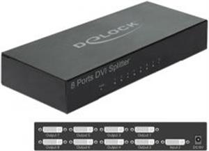 Razdjelnik DELOCK, in 1x DVI-D, 1x 5V DC utičnica, out 8x DVI-D(Single Link)