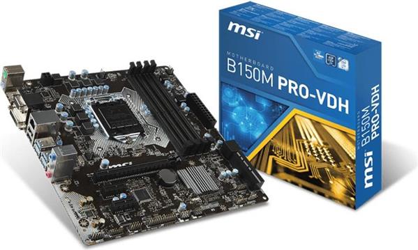 Matična ploča MSI B150M Pro-VDH, s1151, mATX