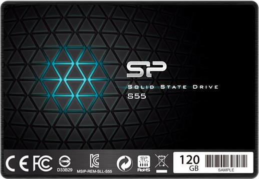 SSD Silicon Power S55 120 GB, SATA III, 2.5", MLC, SP120GBSS3S55S25