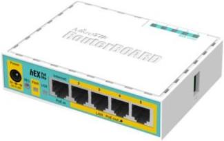 MikroTik (RB750UPr2) Router with 5 Ethernet ports and PoE Output