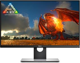 Monitor 27" Dell S2716DG, 144Hz, 1ms, 350cd/m2, HDMI, D-Sub, DP, curved, pivot, crni