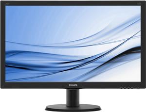 Monitor 24" Philips 240V5QDAB/00 (23.8") 16:9 Full HD (1920×1080) IPS LED TFT, 5ms, 250cd/m2, D-Sub/DVI-D/HDMI, crni