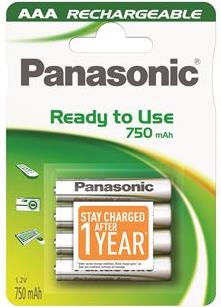 Baterija Panasonic HHR-4MVE/4BC punjive AAA, 4 kom