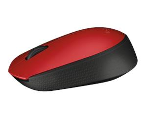 Miš Logitech Wireless M171, optički, bežični, crveni