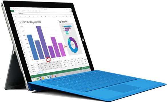 Tablet Microsoft Surface 3 4G 64GB plavi