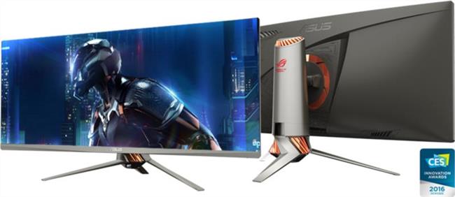 Monitor 34" ASUS ROG PG348Q, 4K Curved UWQHD, G-Sync IPS, 5ms, 300cd/m2, 1000:1, HDMI, MHL, mDP, zvučnici, USB 3.0, crni