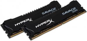 Memorija Kingston 8 GB DDR4 2400MHz HyperX Savage Black (2x4GB kit), HX424C12SB2K2/8