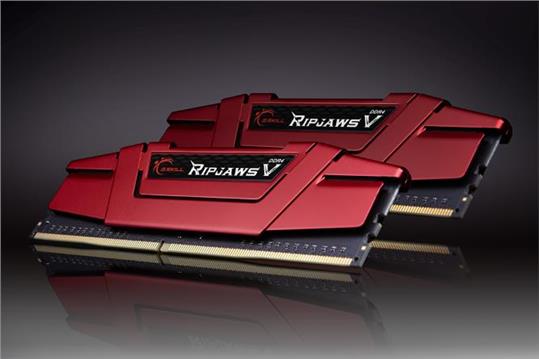 Memorija G.SKILL Ripjaws V series 32 GB, (kit 2x16GB), DDR4 2400MHz, F4-2400C15D-32GVR