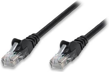 Kabel mrežni Intellinet, Cat5e, U/UTP, RJ45-M/RJ45-M, 3.0 m, crni