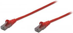 INT Patch Cable, Cat6, U/UTP, RJ45-Male/RJ45-Male, 2.0 m, Red, Polybag