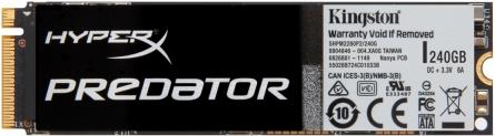 SSD Kingston HyperX Predator 240 GB PCIe, SHPM2280P2/240G