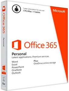 Software Microsoft Office 365 Personal 32-bit/x64, svi jezici, 1 godina, QQ2-00012, ESD