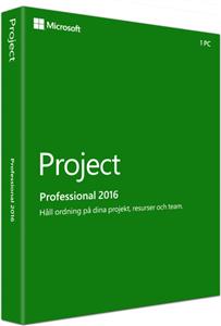 Software Microsoft Project Pro 2016 Win, svi jezici, H30-05445, elektronski proizvod
