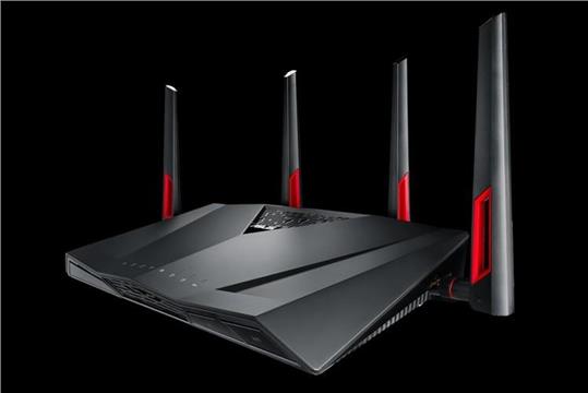 Wireless router ASUS RT-AC88U, AC 3100 DualBand, Wan 1-port, Gigabit 8-port, 4x antena, 1x USB 2.0, 1x USB 3.0, bežični