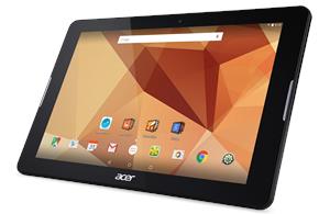 Tablet računalo Acer Iconia One 10 B3-A20 NT.LC8EE.005, 10.1" IPS multitouch, QuadCore MTK MT8163 Cortex A53 1.3GHz, 1GB, 16GB eMMC, WiFi, BT, NFC, GPS, microSD, 2x kamera, Android 5.1, crno