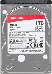 HDD Interni Toshiba L200 2.5" 1 TB, 5.400 rpm, HDWJ110UZSVA