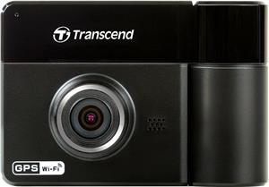 Transcend Car Video Recorder 32GB DrivePro 520 Dual Lens, 2.4" LCD, front: f/1.8 130° angle, rear: f/2.8 110° angle, GPS, WiFi, Adhesive Mount, up to 32GB SDHC