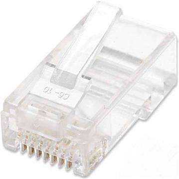 LAN konektor, RJ45 Cat.5e, UTP, pakiranje 100kom., za stranded kabel