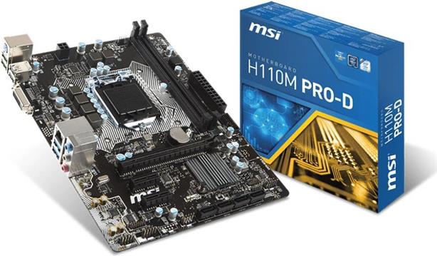 Matična ploča MSI H110M Pro-D, s1151, mATX