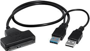 Adapter Transmedia SATA 17-5 pin na USB 3.0