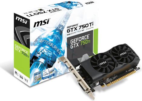 Grafička kartica MSI GF GTX750TI, 2GB DDR5, Low Profile