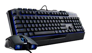 Tipkovnica + miš CoolerMaster Devastator II gaming, LED plavo, HR Layout
