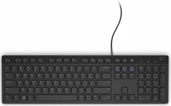 Tipkovnica Dell Keyboard KB216, Black, HR (QWERTZ)