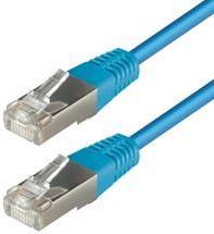 Kabel mrežni Transmedia S-FTP Cat5e (RJ45), 0,75m, plavi