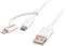 Roline USB kabel TIP A na Micro B+8-pin (M/M), 1.0m