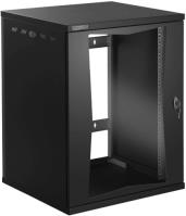 Tecnosteel 19" CompactNet 400 Wall Cabinet 7U - 600×420×387mm, crno (FP4007N)