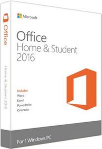 Software Microsoft Office RETAIL Home and Student 2016 English, 79G-04597