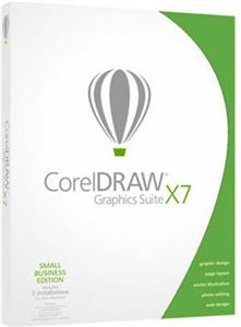 Software COREL CorelDraw Graphics Suite X7 Win SBE licenca DVD Box, za tri korisnika 