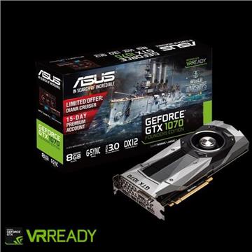 Grafička kartica PCI-E Asus GeForce GTX 1070 Founders Edition, 8GB, DDR5, DVI, HDMI, DP