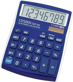 Kalkulator komercijalni 8mjesta Citizen CDC-80 plavi blister