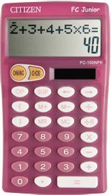 Kalkulator tehnički dječji 10mjesta Citizen FC-100NPK rozi blister