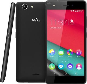 Smartphone WIKO Pulp 4G, 5" HD IPS multitouch, QuadCore Cortex A53 1.2GHz, 2GB, 16GB Flash, microSD, BT, Dual SIM, 2x kamera, Android 5.1, crni