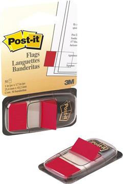 Zastavica 25,4x43,2mm 50L Post-it 3M.680-1 crvena blister