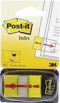 Zastavica 25,4x43,2mm 50L Post-it 3M.680-33 "!" žuta blister