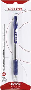 Olovka kemijska grip F-070 uložak plavi Fornax plava blister
