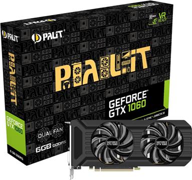 Grafička kartica nVidia Palit GeForce GTX 1060, 6GB GDDR5