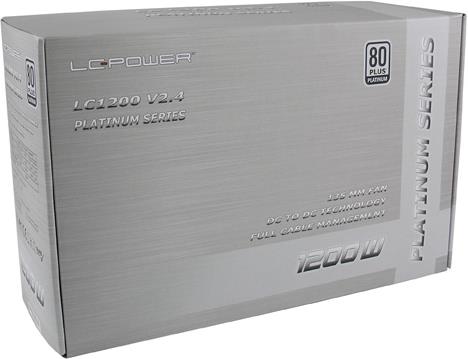 Napajanje 1200W, LC POWER Platinum Series, ATX V2.4, 135mm vent., crno, PFC, modularno