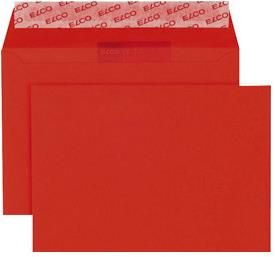 Kuverte u boji C6 strip pk25 ELCO crvene