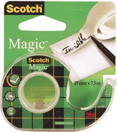 Traka ljepljiva nevidljiva 19mm/ 7,5m Scotch Magic 3M blister