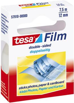 Traka ljepljiva obostrana 12mm/7,5m Tesafilm Tesa 57910 blister