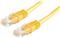 Kabel mrežni UTP, Cat. 6, 0,25m, CCA, 24AWG, Savitljivi, Žut